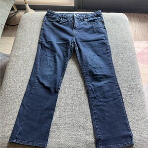 Good American Dark Blue Straight Leg Jeans